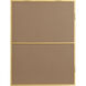 Monet 36 X 27 inch Brass Wall Mirror