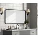 Remy 36 X 20 inch Black Mirror