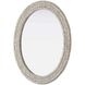 Marlowe 36 X 30 inch Linen White Mirror