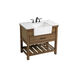 Clement 36 X 22 X 34.13 inch Driftwood Bathroom Vanity Cabinet