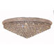 Primo 30 Light 42 inch Chrome Flush Mount Ceiling Light in Royal Cut