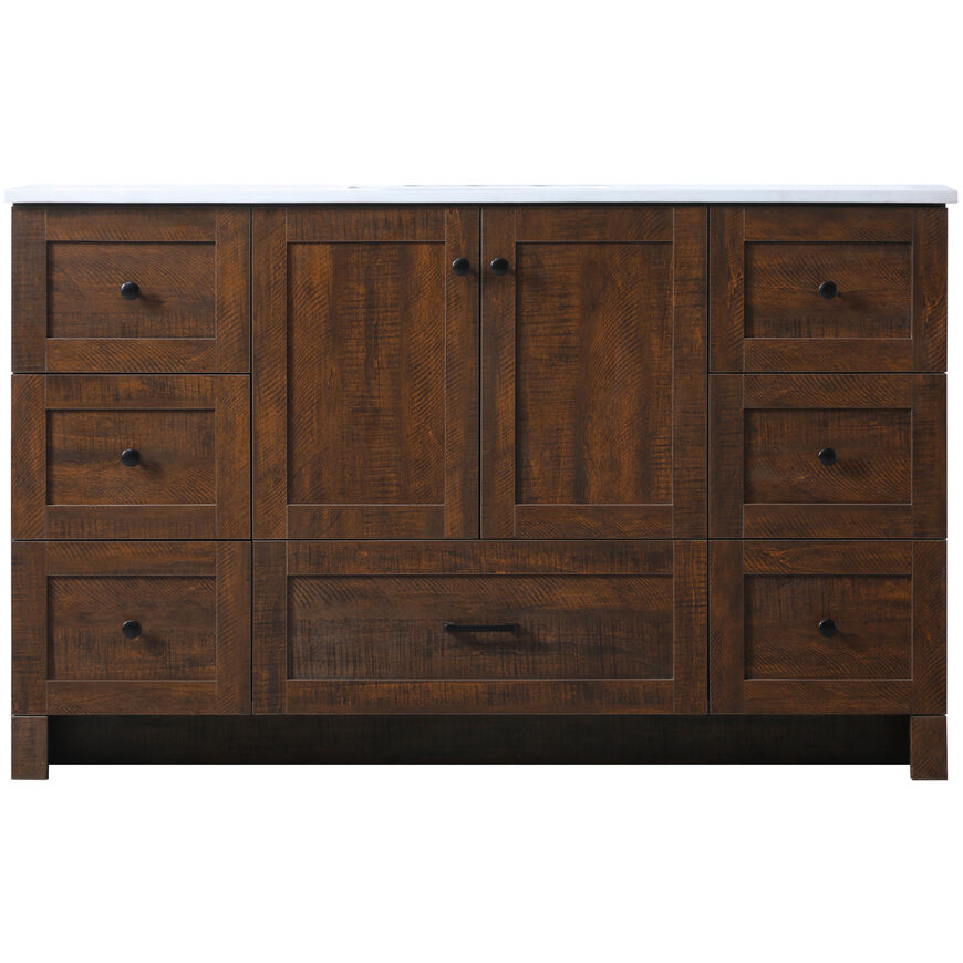 Soma 54 X 19 X 34 inch Expresso Vanity Sink Set