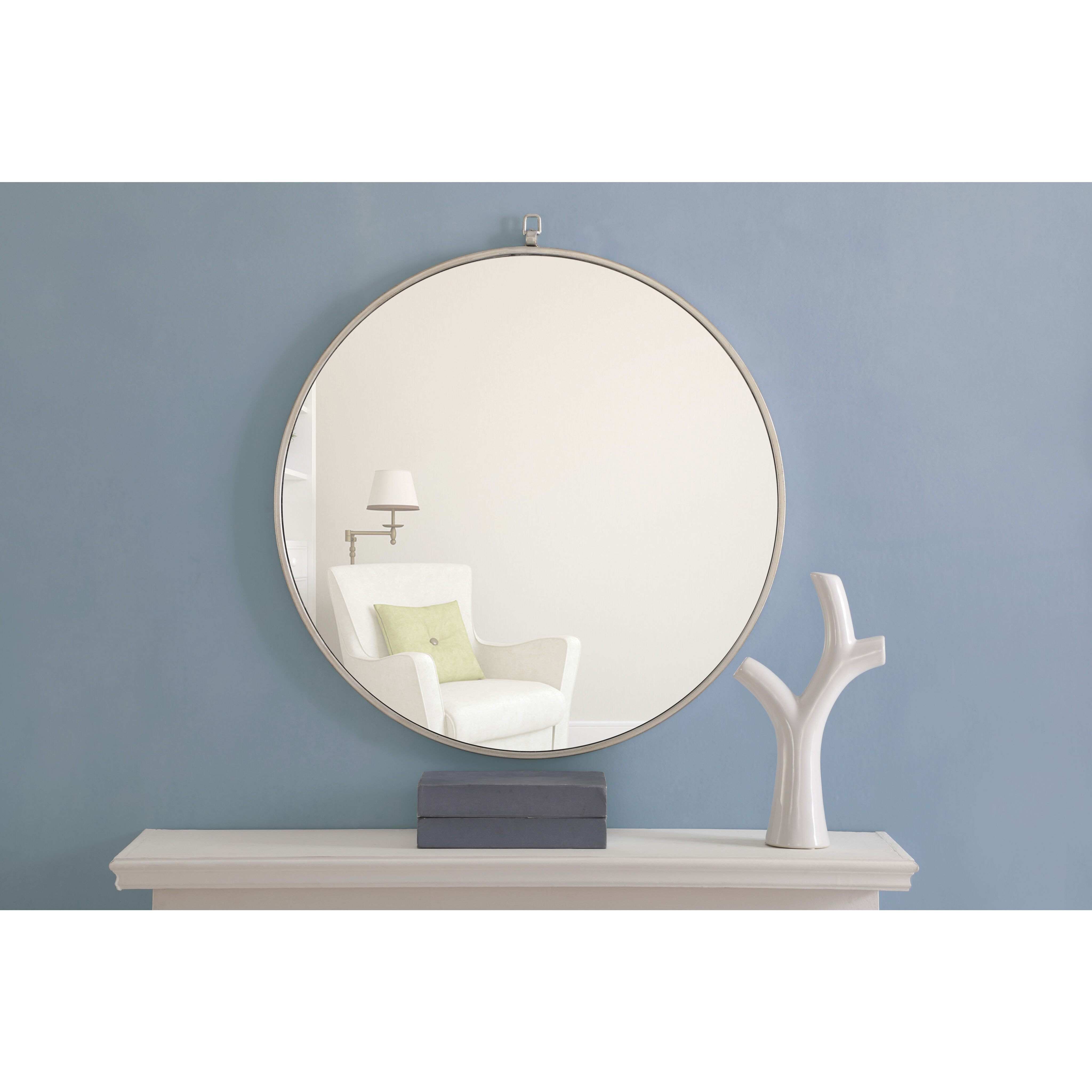 Eternity 28 X 28 inch Silver Wall Mirror