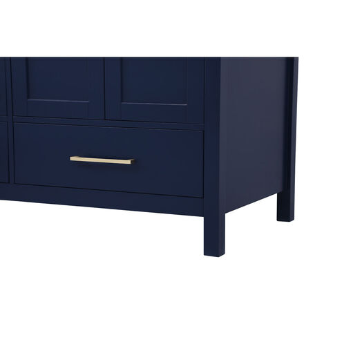 Irene 60 X 22 X 34 inch Blue Vanity Sink Set