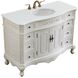 Danville 48 X 21 X 36 inch Antique White Vanity Sink Set