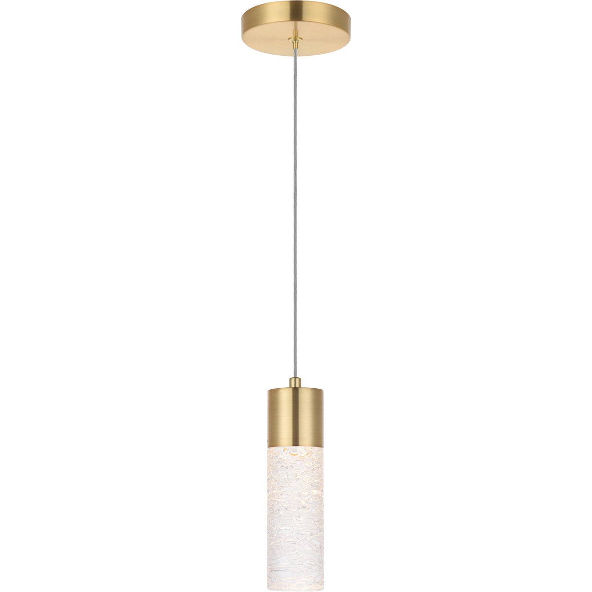 Constellation LED 5 inch Gold Pendant Ceiling Light