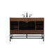 Eugene 48 X 22 X 34 inch Walnut Vanity Sink Set
