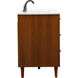 Baldwin 48 X 22 X 34 inch Teak Vanity Sink Set