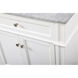 Park Avenue 72 X 21.5 X 35 inch White Vanity Sink Set