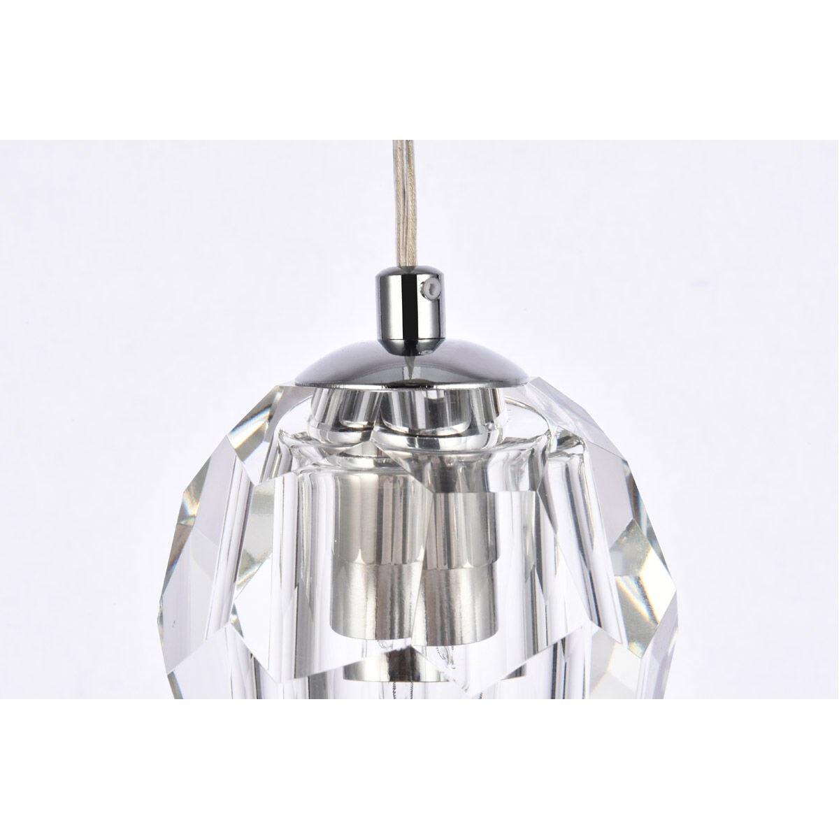 Eren 3 Light 11.8 inch Chrome Pendant Ceiling Light