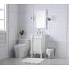 Lexington 19 X 18 X 35 inch Antique White Vanity Sink Set 
