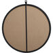 Eternity 21 X 21 inch Black Wall Mirror