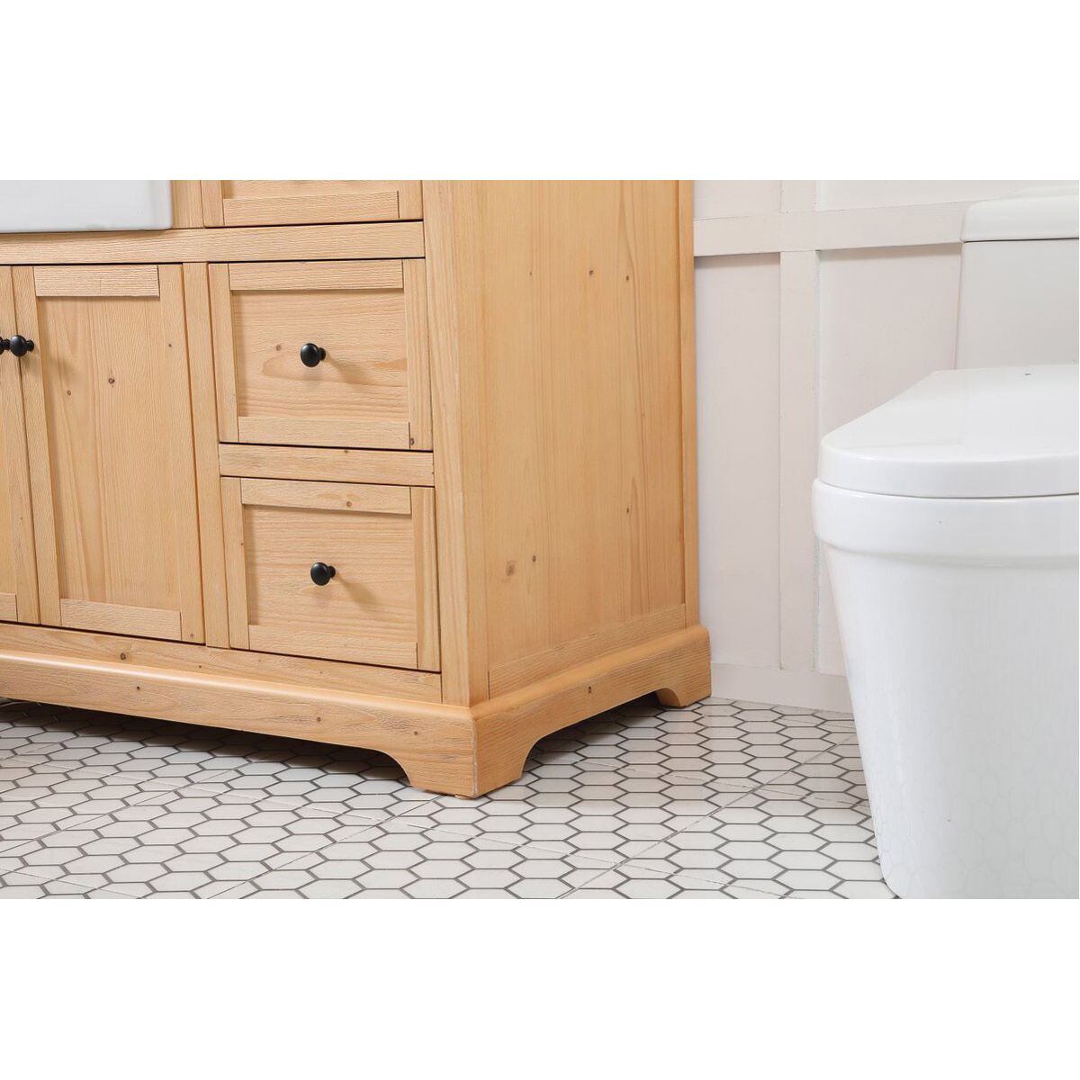 Franklin 42 X 22 X 34.75 inch Natural Wood Bathroom Vanity Cabinet