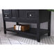 Metropolis 48 X 22 X 34 inch Black Vanity Sink Set