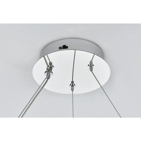 Bowen 1 Light 32 inch Chrome Chandelier Ceiling Light