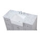 Franklin 48 X 22 X 35 inch Grey Bathroom Vanity Cabinet