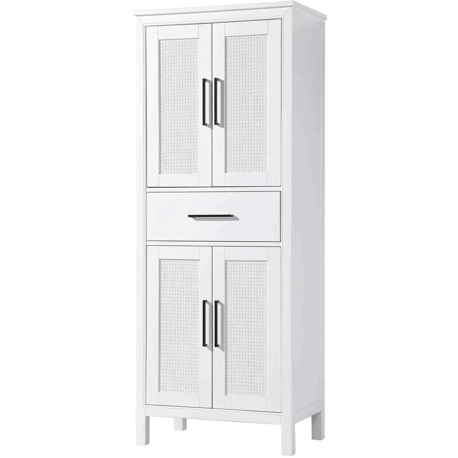 Alina White Bathroom Storage Cabinet