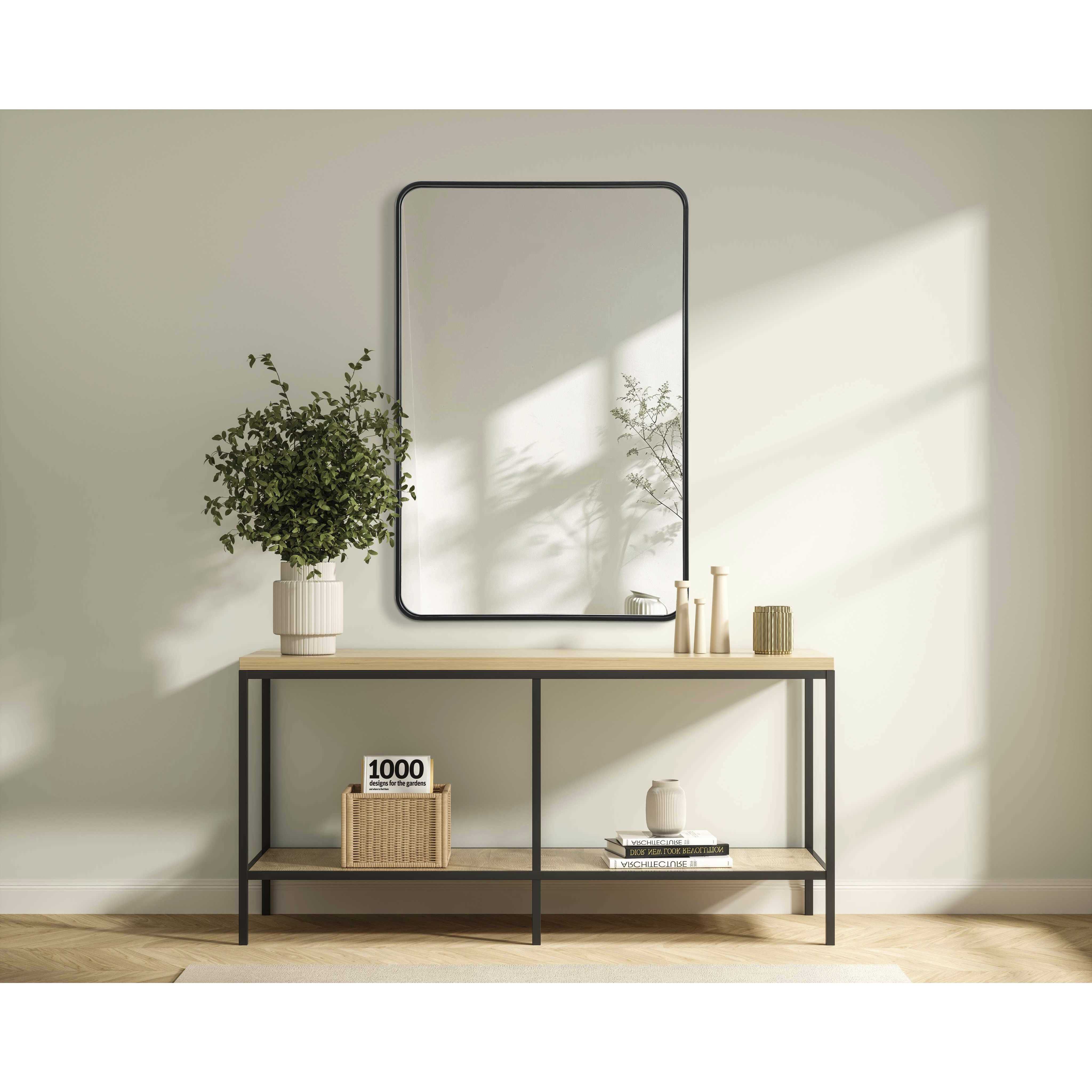 Remy 42 X 28 inch Black Mirror