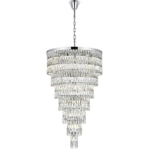 Josephine 41 Light 32 inch Chrome Chandelier Ceiling Light