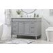 Bennett 48 X 21 X 35 inch Grey Vanity Sink Set
