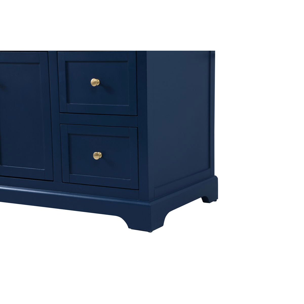 Franklin 42 X 22 X 35 inch Blue Bathroom Vanity Cabinet