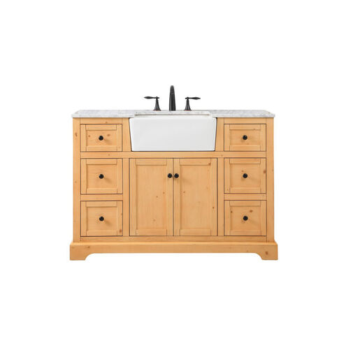 Franklin 48 X 22 X 35 inch Natural Wood Bathroom Vanity Cabinet