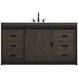 Austin 60 X 34 inch Expresso Bathroom Vanity Cabinet