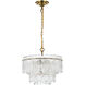 Emilia 4 Light 15 inch Satin Gold Pendant Ceiling Light