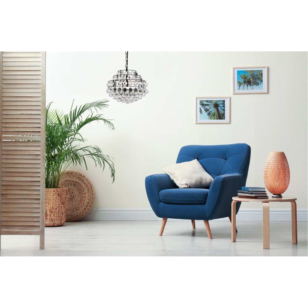 Savannah 3 Light 16 inch Black Pendant Ceiling Light