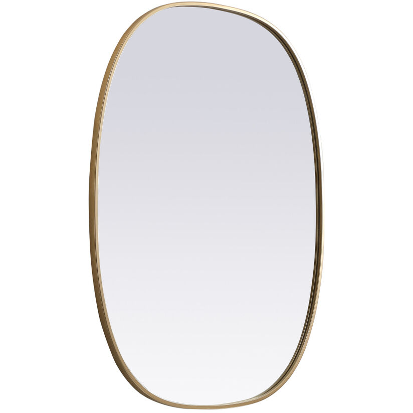 Brynn 40 X 30 inch Brass Mirror in 30 x 40