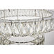 Monroe LED 24 inch Chrome Chandelier Ceiling Light