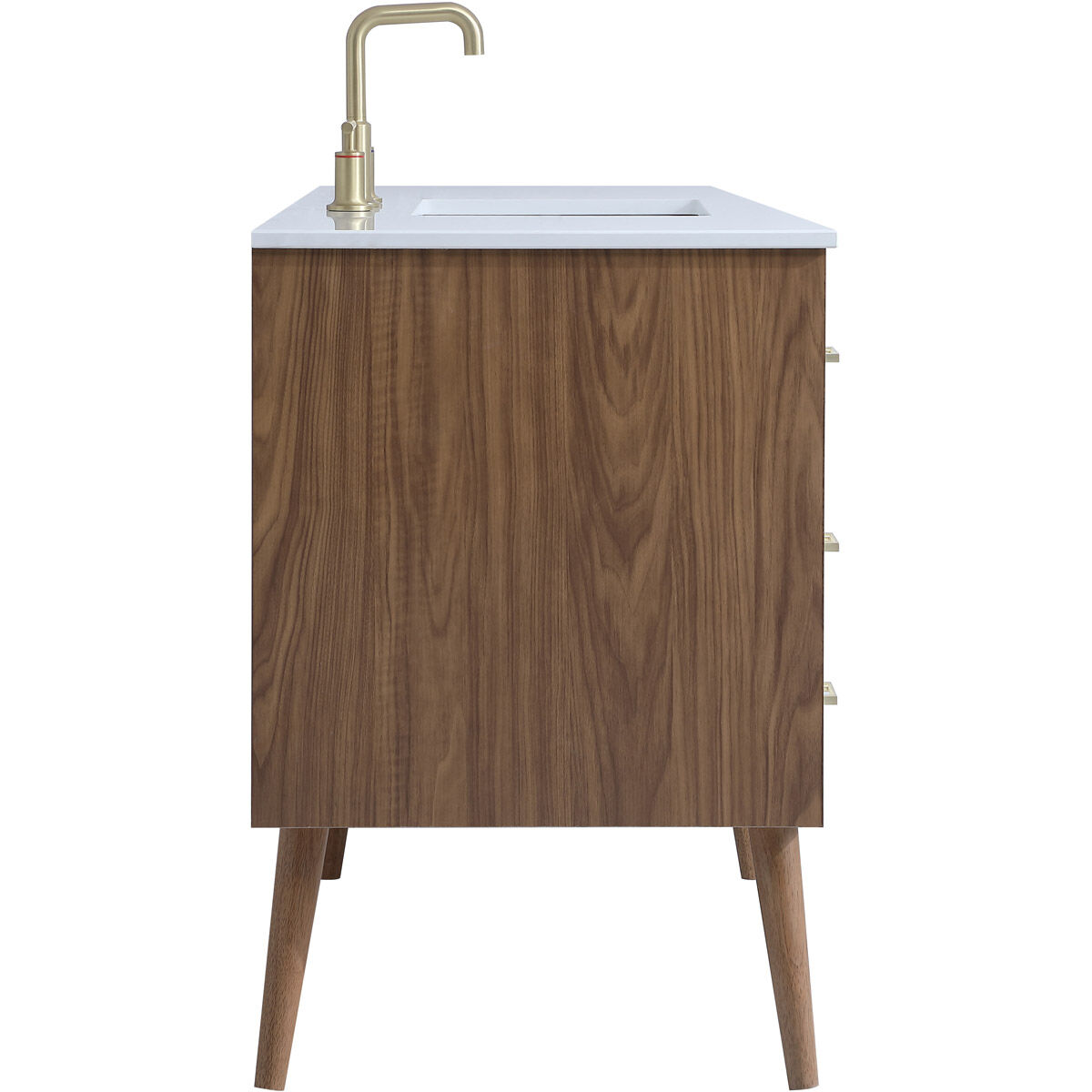 Boise 48 X 34 inch White Vanity Sink Set