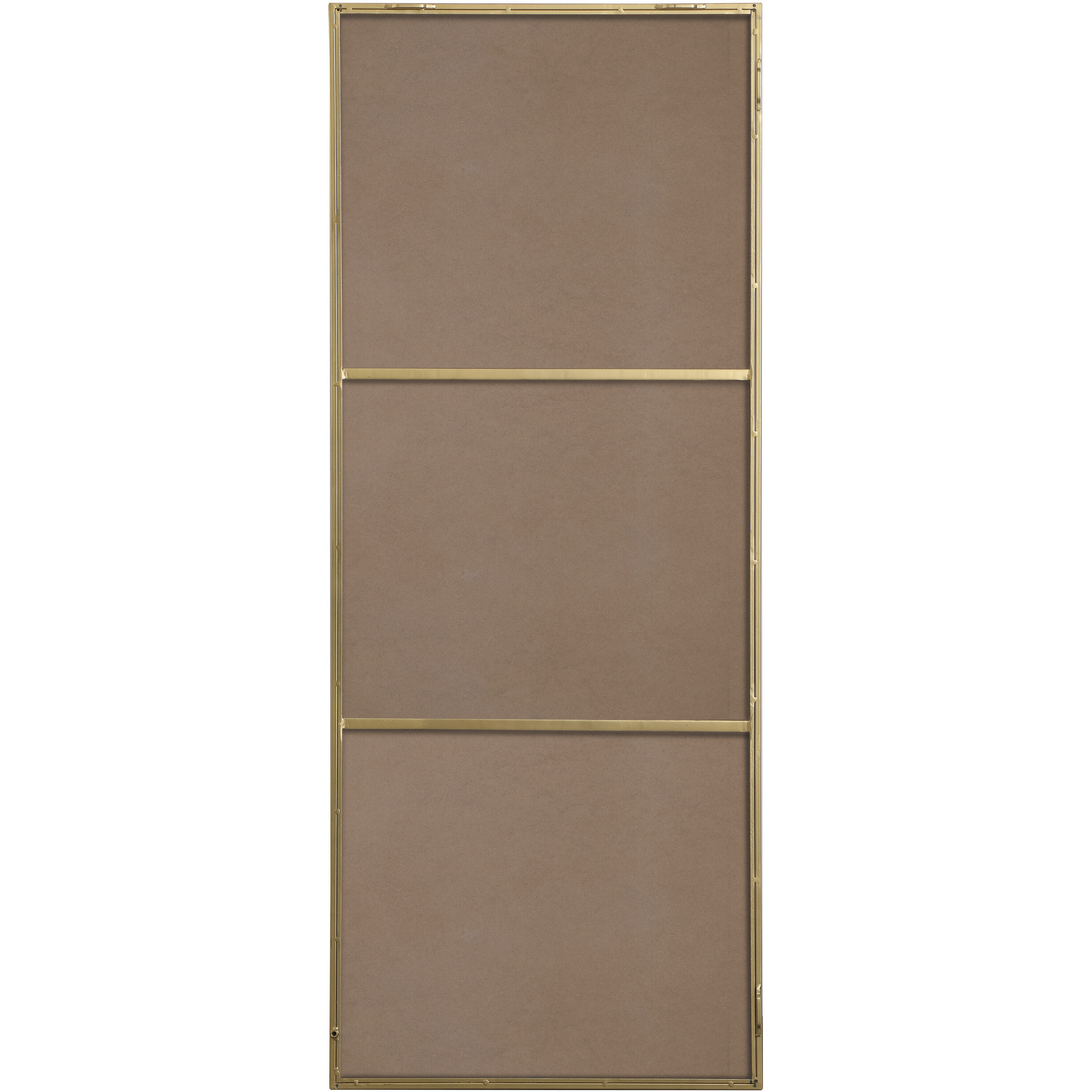 Monet 60 X 24 inch Brass Wall Mirror
