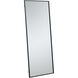 Monet 60 X 24 inch Black Wall Mirror