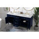 Park Avenue 72 X 22 X 35 inch Blue Vanity Sink Set