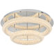 Bowen 2 Light 26 inch Chrome Flush Mount Ceiling Light