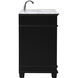 Wesley 48 X 22 X 35 inch Black Vanity Sink Set