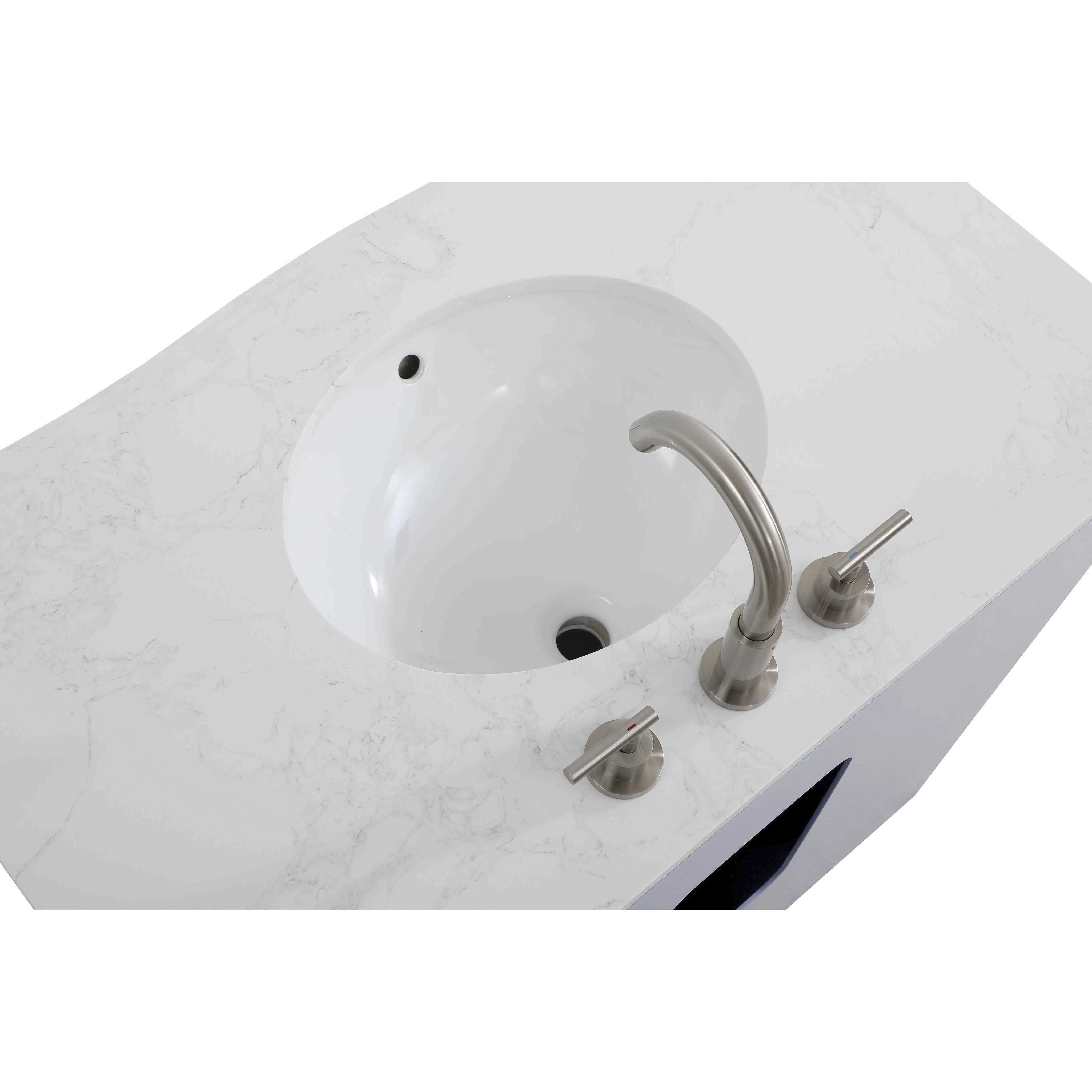 Knox 24 X 34 inch Grey Bathroom Vanity Cabinet