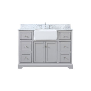 Franklin 48 X 22 X 35 inch Grey Bathroom Vanity Cabinet