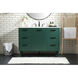 Baldwin 48 X 22 X 34 inch Green Vanity Sink Set