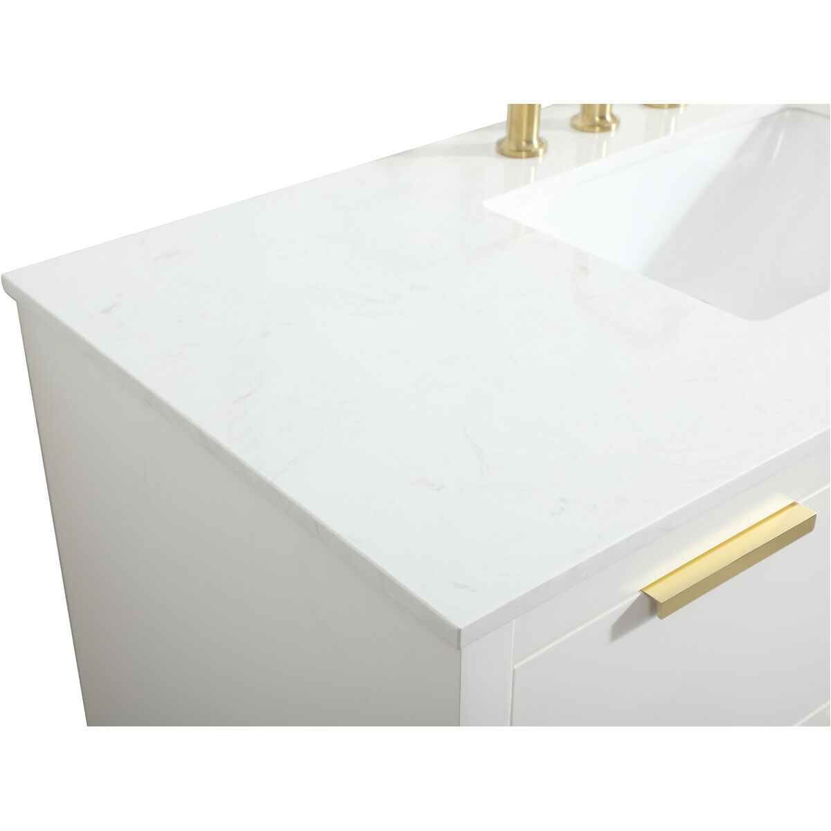 Blake 48 X 22 X 34 inch White Vanity Sink Set