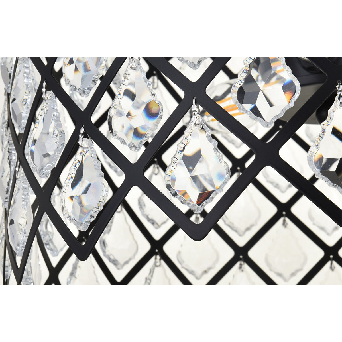 Lyla 3 Light 13 inch Black Flush Mount Ceiling Light