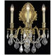 Monarch 3 Light 14 inch French Gold Wall Sconce Wall Light in Clear, Royal Cut