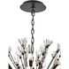 Vera 24 Light 38 inch Black Pendant Ceiling Light