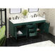 Eugene 60 X 22 X 34 inch Green Vanity Sink Set