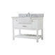 Clement 42 X 22 X 34 inch White Bathroom Vanity Cabinet