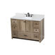 Soma 48 X 19 X 34 inch Natural Oak Vanity Sink Set