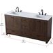 Soma 66 X 34 inch Expresso Bathroom Vanity Cabinet