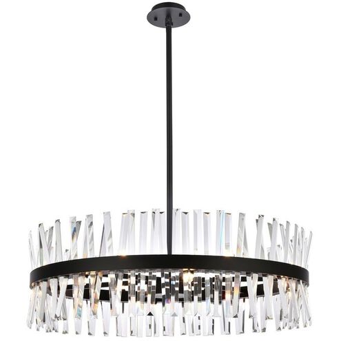 Serephina 16 Light 36 inch Black Chandelier Ceiling Light