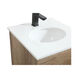 Eugene 19 X 18 X 33.5 inch Natural Oak Vanity Sink Set